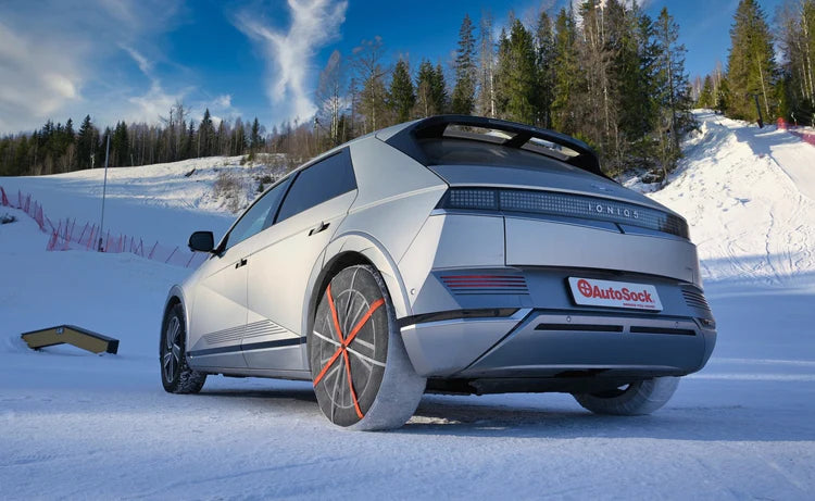 AutoSock Traktionskontrolle  Textile Schneekette für Autos