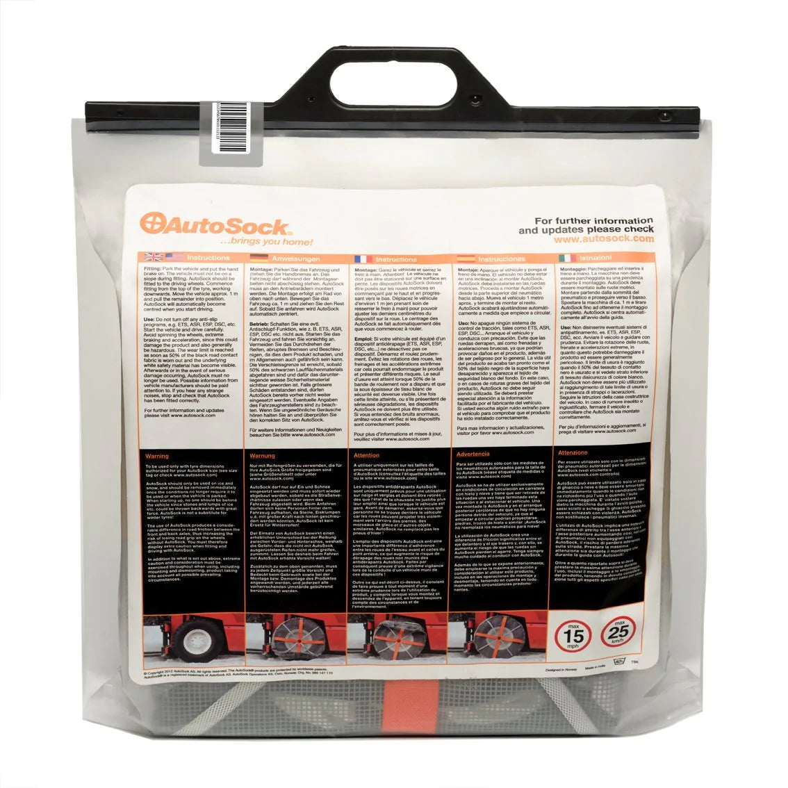 AutoSock AF 18 the textile traction aid